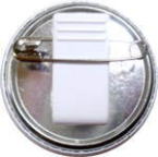 クリップ缶バッチ裏面◆４０ｍｍ純国産