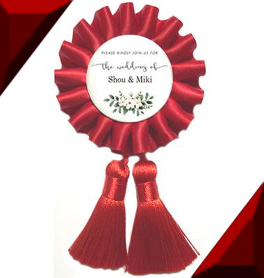 タッセル１本ロゼットサンプル